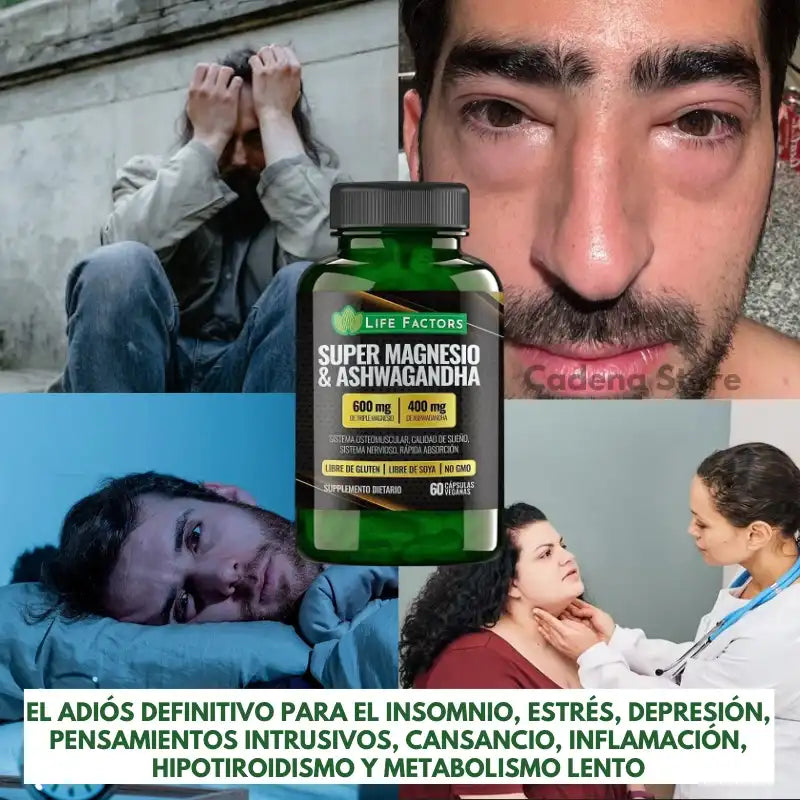 LA SOLUCIÓN A MÁS DE 37 PROBLEMAS DE SALUD: Magnesio & Ashwangadha