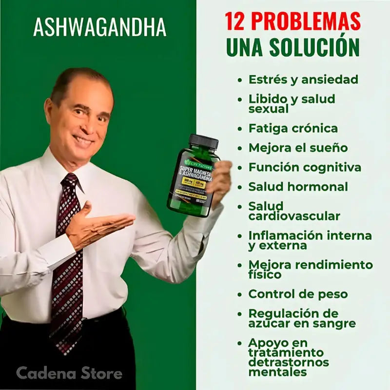 LA SOLUCIÓN A MÁS DE 37 PROBLEMAS DE SALUD: Magnesio & Ashwangadha